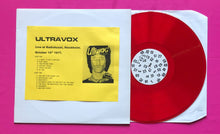 Load image into Gallery viewer, Ultravox - Live 1977 LP Recorded In Stockholm AKA Frozen Ones Red Vinyl