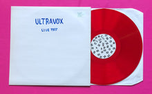 Load image into Gallery viewer, Ultravox - Live 1977 LP Recorded In Stockholm AKA Frozen Ones Red Vinyl