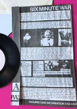 Load image into Gallery viewer, Six Minute War - 33,3 RPM 75P EP Single 11 Track DIY Punk Classic 1980