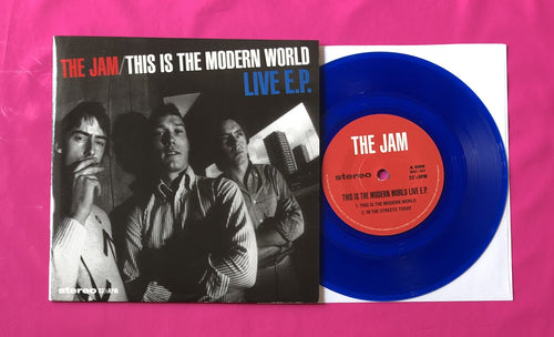 Jam - The Modern World EP 4 Tracks Live Reading Uni 1979 Blue Vinyl