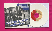 Load image into Gallery viewer, Sex Pistols - Anarchy In The UK 7&quot; Dutch 1977 Release Repro White Vinyl