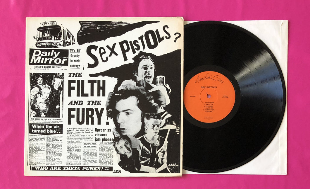 Sex Pistols - Filth & The Fury LP Smilin' Ears Records Goodman Demos