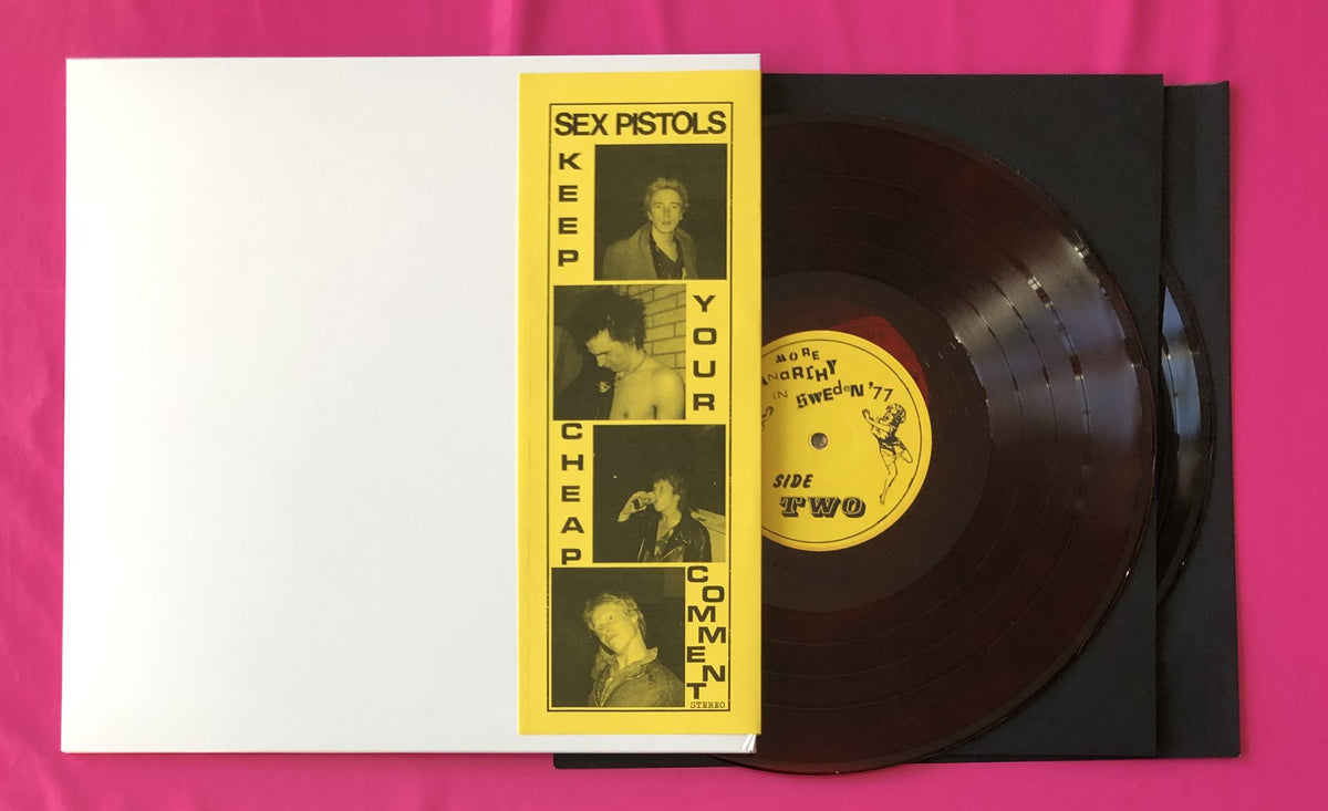 Sex Pistols - Club Zebra Kristinehamn LP 1977 Red/Black Vinyl 200