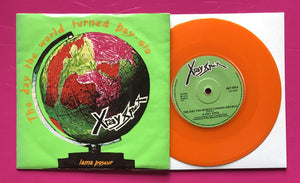 X Ray Spex - Day The World Turned Day-glo 7" Orange Vinyl EMI 1978