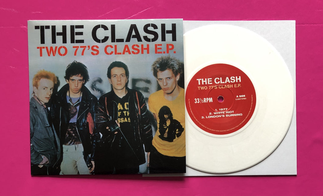 Clash - Two 77's Clash EP 1977 Mickey Foote Studio Outtakes White Vinyl
