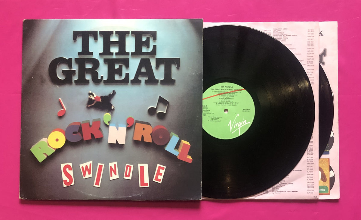 UK盤2LP■Sex Pistols/Great Rock‘N'RollSwin Sex Pistols The Great Rock 'N' Roll Swindle UK 2-LP vinyl