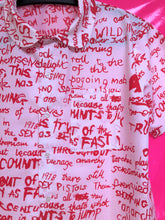 Load image into Gallery viewer, Sex Pistols Peter Pan / Seditionaries Style Punk Shirt Size Medium