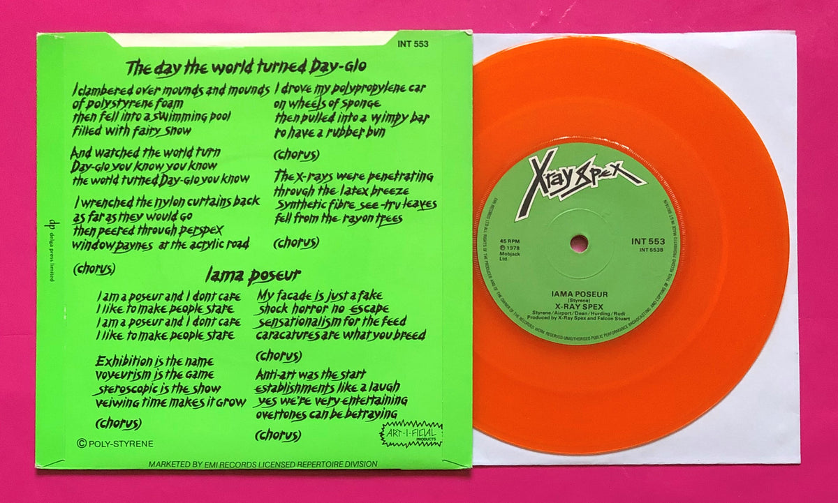X Ray Spex - Day The World Turned Day-glo 7