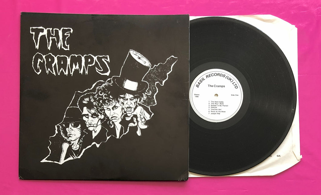 Cramps - Live At The Hot Club Philadelphia 1977 LP Basil Records UK 1985