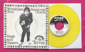 Wreckless Eric - Reconnez Cherie 7" Belgium Stiff Records Yellow Vinyl 1978