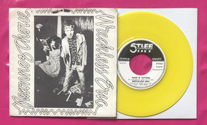 Wreckless Eric - Reconnez Cherie 7" Belgium Stiff Records Yellow Vinyl 1978