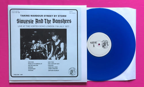 Siouxsie & The Banshees - Taking Wardour Street By Storm LP Blue Vinyl