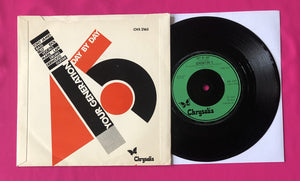 Generation X - Your Generation 7" Single Chrysalis Records 1977