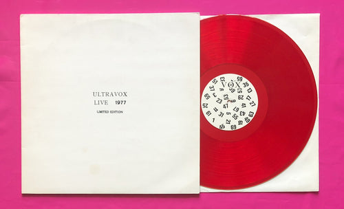 Ultravox - Live 1977 LP Recorded In Stockholm AKA Frozen Ones