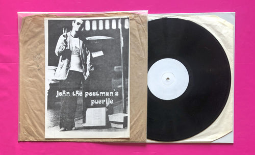 John The Postman - Peurile LP On Bent Records From 1978 With Inserts