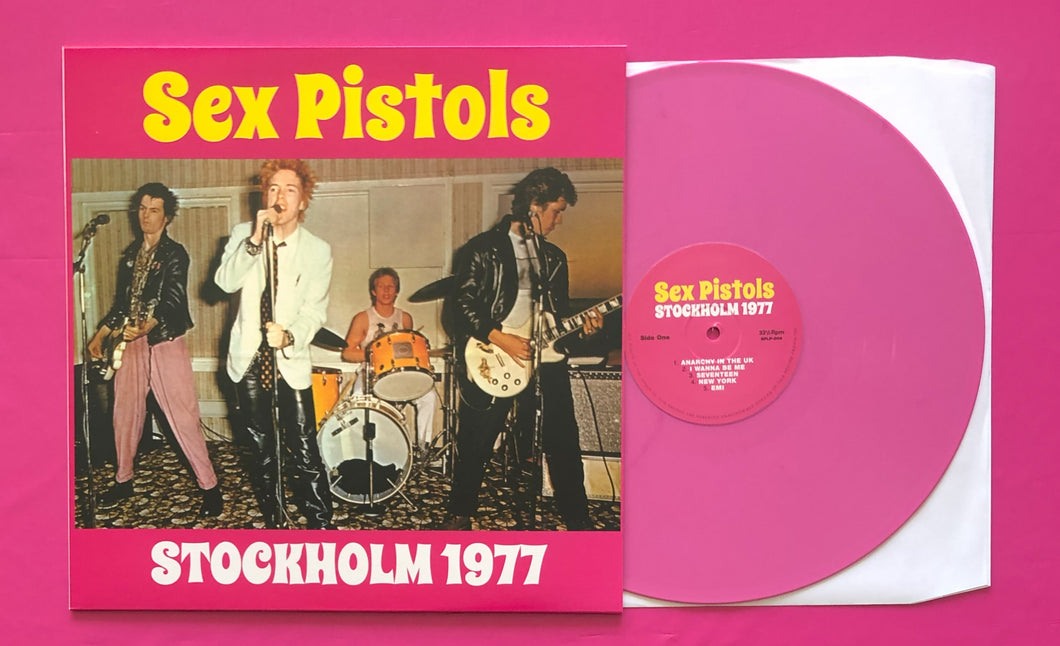 Sex Pistols - Stockholm 1977 LP Live 1977 In Stockholm On Pink Vinyl