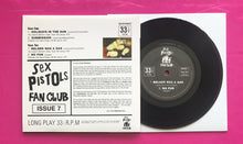 Load image into Gallery viewer, Sex Pistols - Fan Club 7&quot; Single Vinyl Issue 7 The Lost Live 1978 E.P.