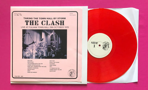 Clash - Taking The Town Hall By Storm LP Live Fulham 1976 TMQ Label