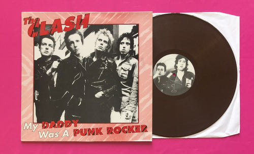 Clash - My Daddy Was A Punk Rock LP Brown Vinyl Live Leicester 1977