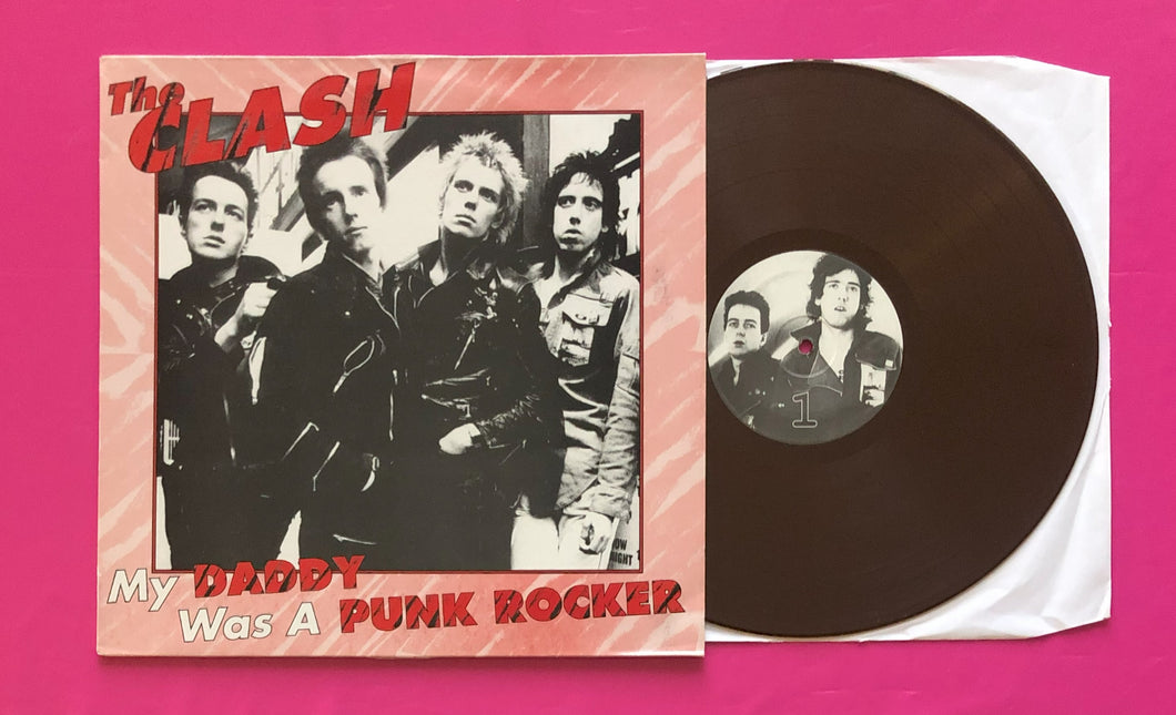 Clash - My Daddy Was A Punk Rock LP Brown Vinyl Live Leicester 1977