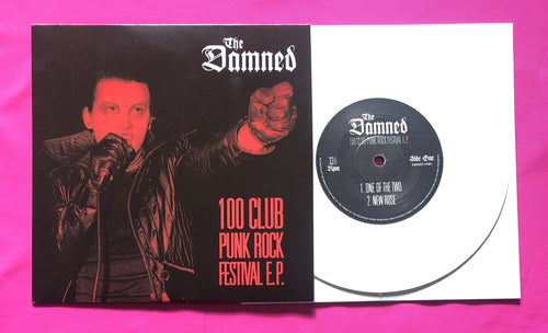 Damned - 100 Club Punk Rock Festival EP Recorded 1976 White Vinyl