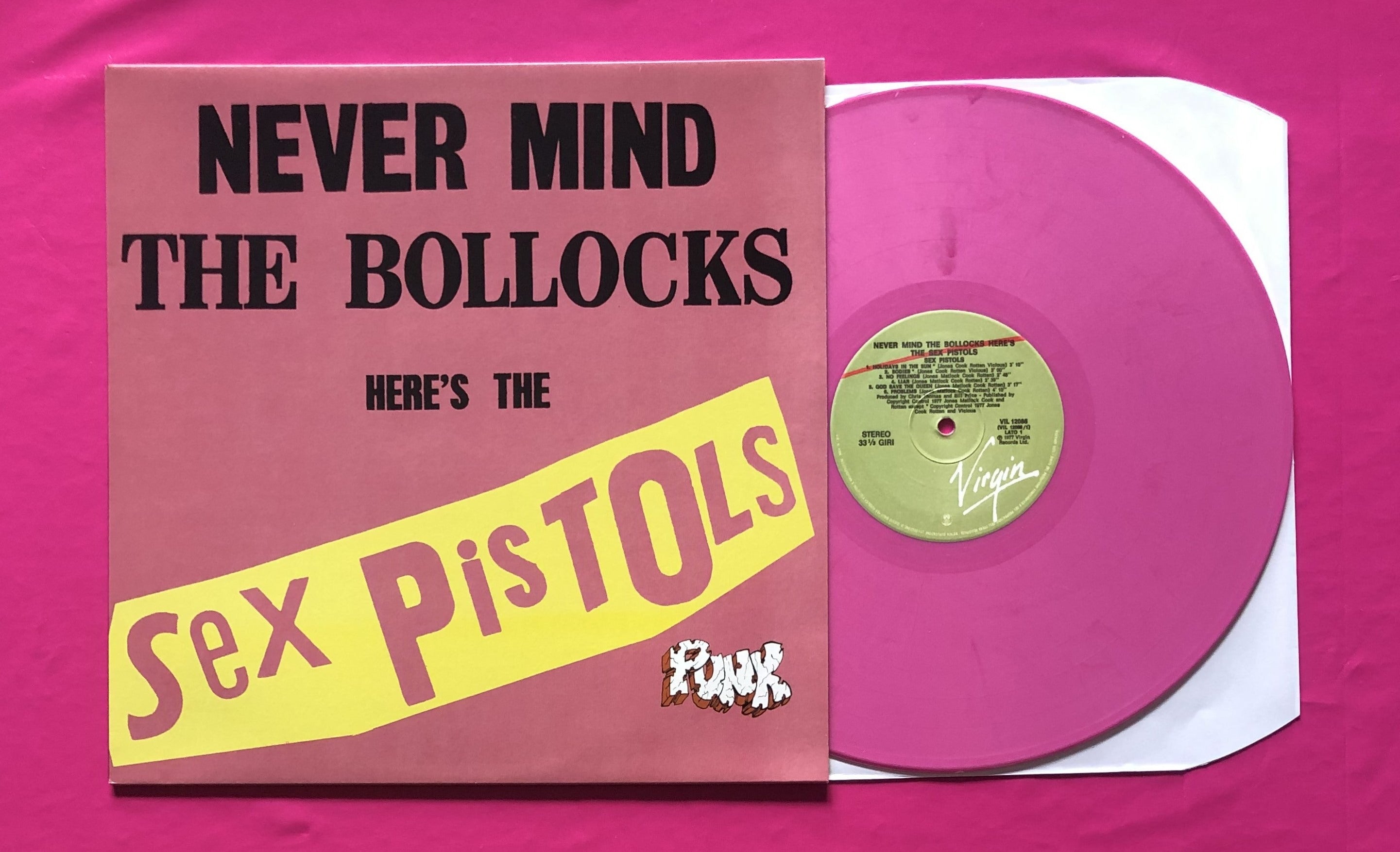 Sex Pistols - Never Mind The Bollocks LP Italian 