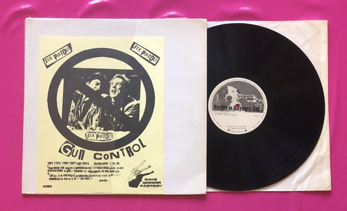 Sex Pistols - Gun Control LP Ruthless Rhymes Records Yellow Insert