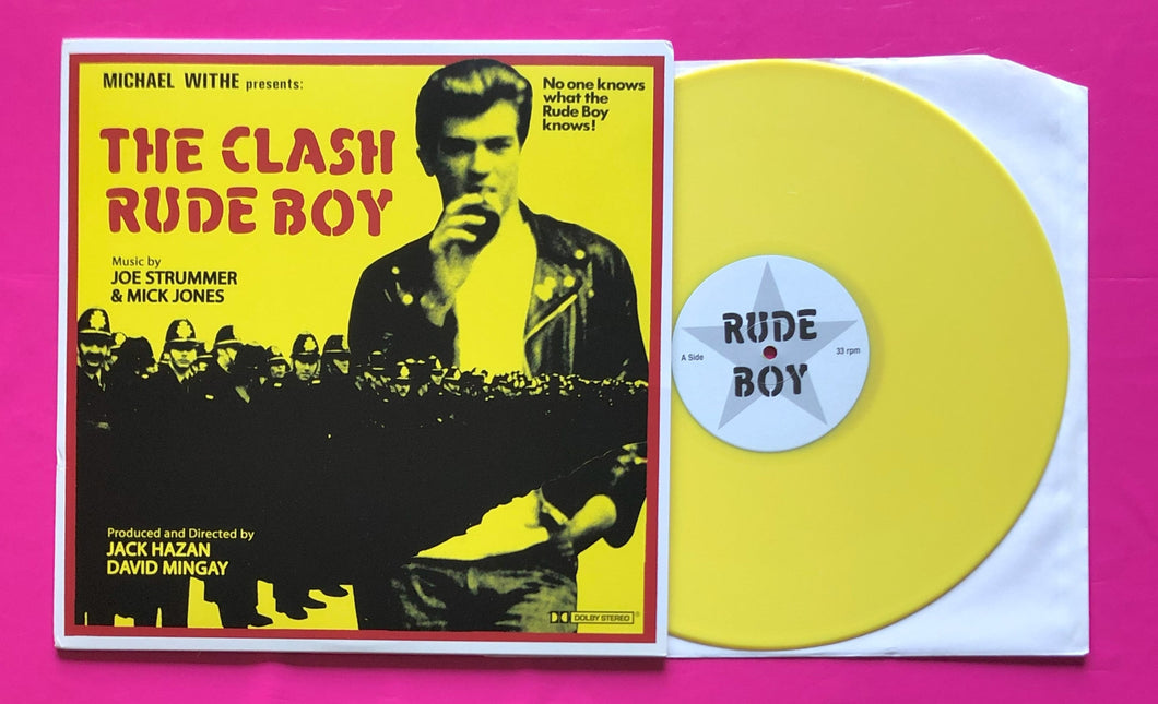 Clash - Rude Boy LP Songs From The Film Plus More ... On Yellow Vinyl