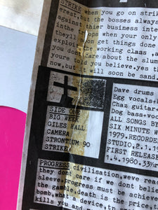 Six Minute War - 33,3 RPM 75P EP Single 11 Track DIY Punk Classic 1980
