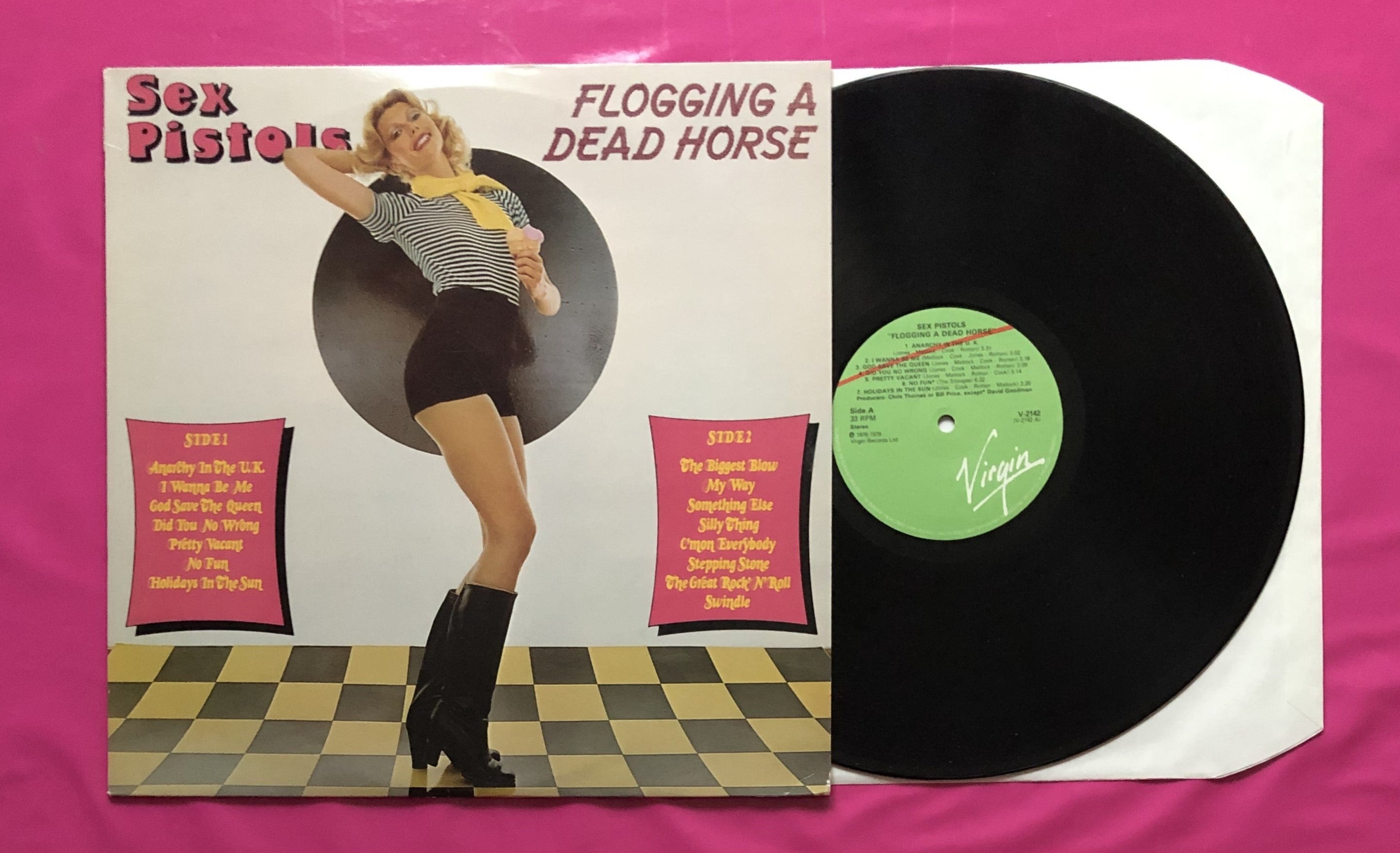 Sex Pistols - Flogging A Dead Horse LP Scandinavian Press Virgin 1979 –  Punkrockdisco