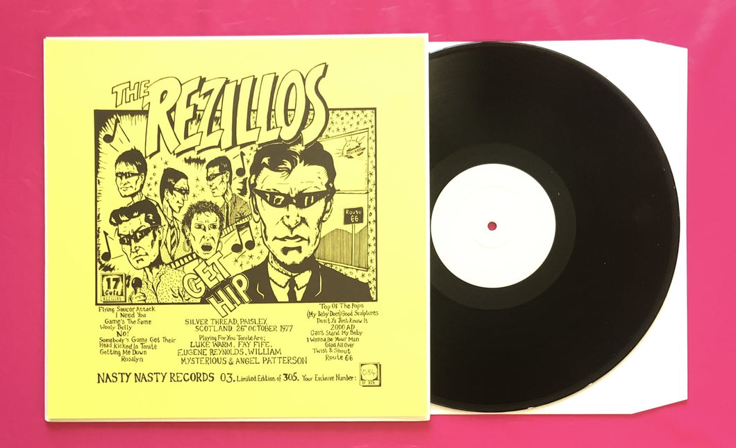Rezillos - Get Hip LP Live Scotland October '77 On Nasty Nasty Records