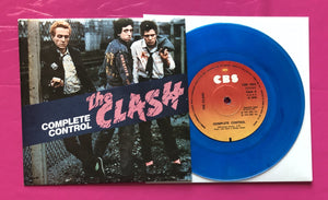 Clash - Complete Control 7" Spanish CBS Records Blue Vinyl Reproduction