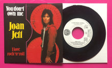 Load image into Gallery viewer, Joan Jett - You Don&#39;t Own Me 7&quot; Scandinavian Press Repro Cook &amp; Jones