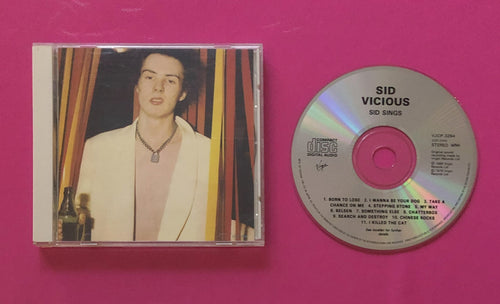 Sid Vicious - Sid Sings CD Japanese Release Virgin Records From 1989