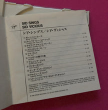 Load image into Gallery viewer, Sid Vicious - Sid Sings CD Japanese Release Virgin Records From 1989