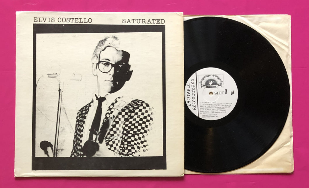 Elvis Costello - Saturated LP Recorded Live USA '78 Excitable Record Works