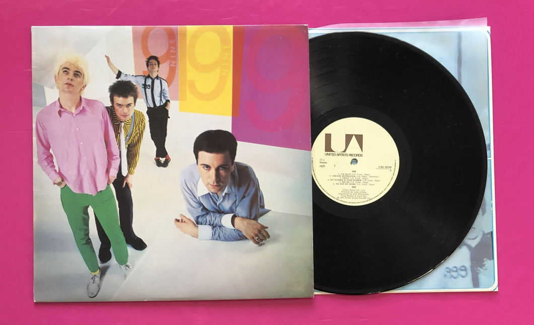 999 - Self Titled Debut LP Swedish NCB Pressing On United Artists 1978