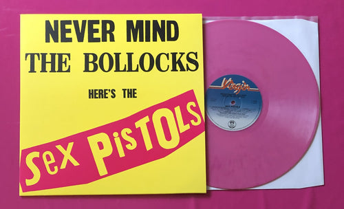 Sex Pistols - Never Mind The Bollocks LP Pink Marble Vinyl Repress