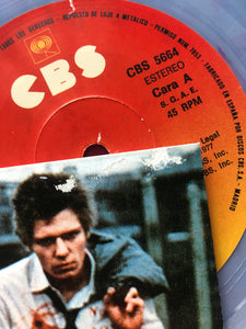 Clash - Complete Control 7" Spanish CBS Records Blue Vinyl Reproduction