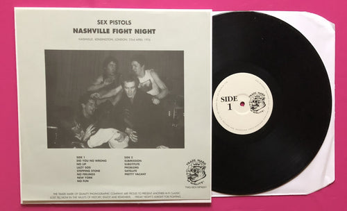 Sex Pistols - Nashville Fight Night LP TMQ Records Limited Black Vinyl