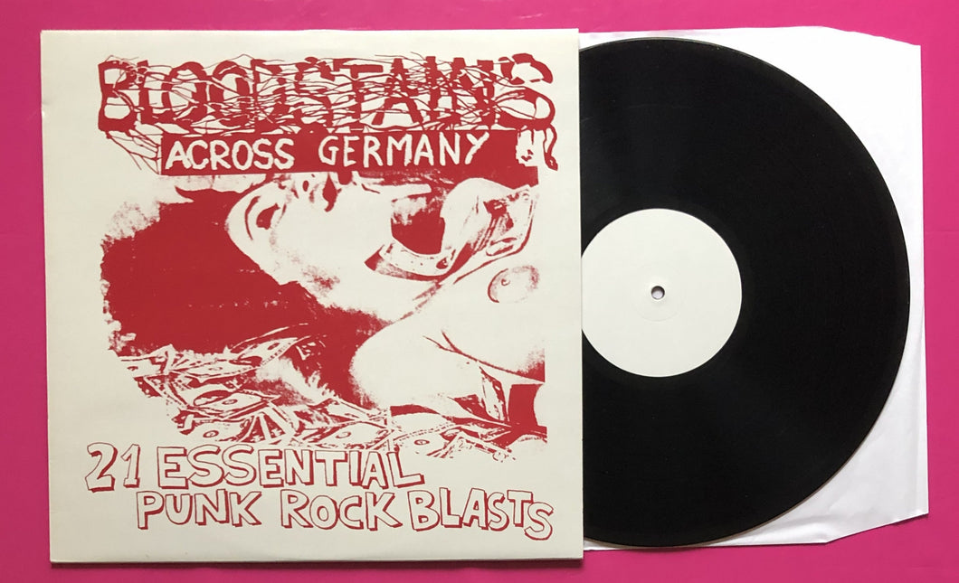 Bloodstains Across Germany LP Punk Compilation 21 Punk Rock Blasts KBD