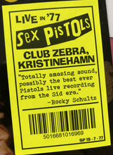 Load image into Gallery viewer, Sex Pistols - You Wanna Be Us LP Live Kristinehamn 1977 Black Vinyl