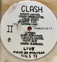 Load image into Gallery viewer, Clash - Live At Mont De Marsan 1977 LP Limited Repress On White Vinyl