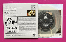 Load image into Gallery viewer, Sex Pistols - Fan Club 7" Single Vinyl Issue 7 The Lost Live 1978 E.P. Clear Vinyl