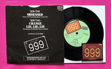 Load image into Gallery viewer, 999 - Obsessed 7" Single On Albion Records From 1981 Including Free Patch