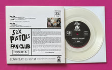 Load image into Gallery viewer, Sex Pistols - Fan Club 7" Single Vinyl Issue 7 Lost Live 1978 E.P. Clear Vinyl