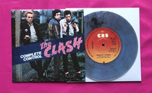 Load image into Gallery viewer, Clash - Complete Control 7&quot; Spanish Edition Reproduction Blue/Grey Vinyl
