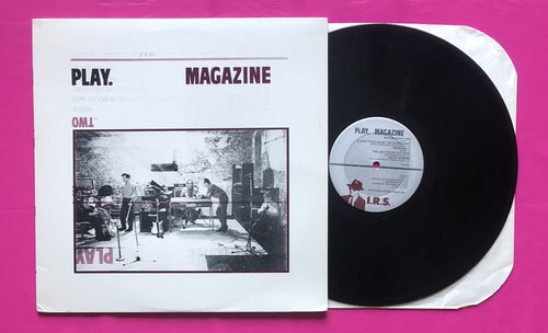 Magazine - Play LP U.S. Pressing Misprinted Sleeve I.R.S. Records 1980