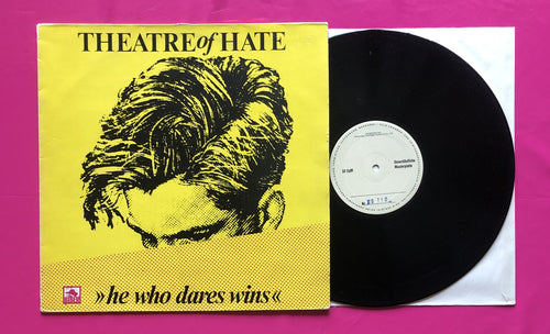 Theatre Of Hate - He Who Dares Wins LP Live Berlin Test Pressing 1982
