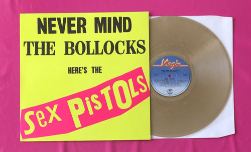 Sex Pistols - Never Mind The Bollocks LP Gold Vinyl Repress Virgin Records